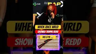 Когда Juice WRLD показал Триппи Редду свой пистолет 😭 #juicewrld #trippieredd
