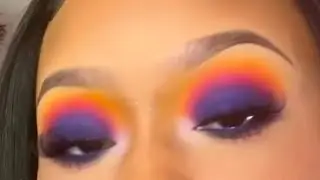 smoke eye tutorial step by step 👀 🌇(sunset smoke eye) #viral #makeup #meakupartist #youtuber
