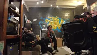 In the studio with HD of Bearfaced