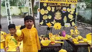 SREE SANGHAMITRA SCHOOL YELLOW COLOUR DAY 24-25