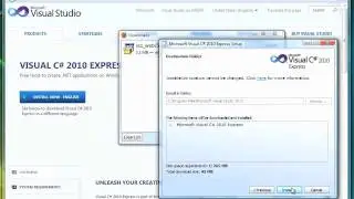 02 01 Visual C# Express Install- C Sharp dotNet Programming Training Video Tutorial