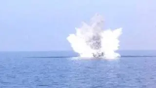Huge bomb detonated