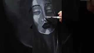 Steps of a Dark Painting &mdash; Acrylic Process Breakdown