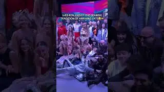 V&aelig;b (Iceland 🇮🇸) kicked off PrePartyES 2025 soaking up Spanish vibes🇪🇸🪩💃🏼#PrePartyES #Eurovision2025