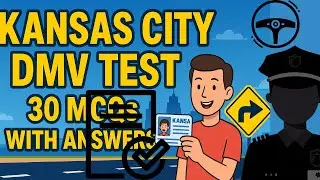 Kansas City Driving License Test 2025 | DMV Practice Questions with Answers