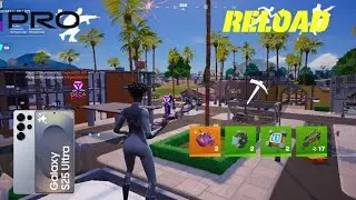 Samsung Galaxy S25 Gameplay | Snapdragon 8 Elite Fortnite Mobile NEW RELOAD UPDATE GAME PLAY