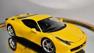 Throwback Thursday  / Fujimi Ferrari 458 (yellow)