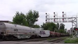 (FPON) CP 421 with CN 3151 passing Osler