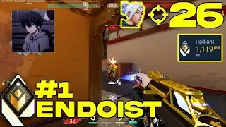 #1 RADIANT in THE WORLD! - endoist [APAC] #MatchMVP