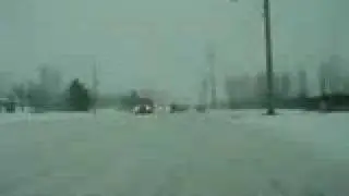 Winter Blizzard Flint, Michigan 12/12/2000