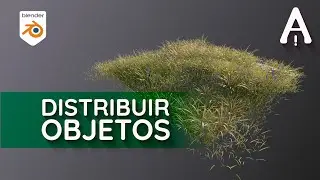 ¿Cómo distribuir objetos con Geonodes? | Blender Proyecto