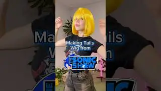 Tails Sonic Cosplay Wig Tutorial Crafting DIY #sonicmovie #sonicthehedgehog Shadow #soniccostume