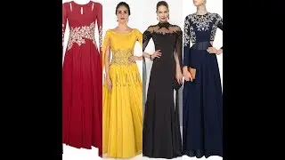 Latest party wear gown design 2019