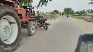 Early Morning Bike Ride in My Village | Bike Starting Sound + Tree-Lined Roads