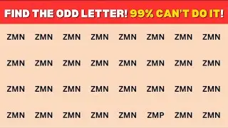 Can YOU Spot the Different Letter? 🔠 Odd One Out Challenge |  99% FAIL! 🤯
