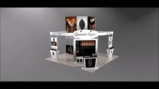 20x20 CustomTrade Show Island Exhibit Rental
