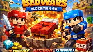 Blockman go bedwars gameplay #blockmango #mattsunbg 