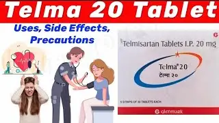 Telma-20 Tablet || Uses || Side Effects || Precautions in hindi