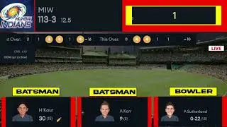 WPL 2023 | Mumbai Indians vs Gujarat Giants Live | WPL 2023 1st Match Live Scores |1st innings