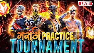 Marathi Tournament Practice for eSports |Free Fire Marathi Live |Mad Army Gaming