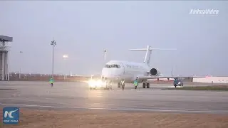 1st ARJ21 aircraft made in Shanghai's new production line completes test flight