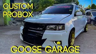 Первый кастомный Probox с деталями от Mark X, Axio и Voxy || Goose Garage || 4K