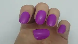 Elegance Nailed Purple Shimmer Medium Oval False Nails. Full Cover oval Fake Nail Tips.