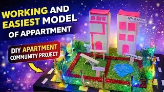 Handmade Apartment Model | Easy | Creative | Low Cost