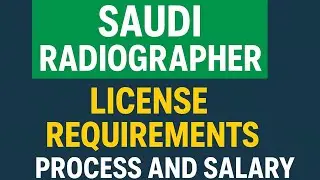 SCFHS SAUDI RADIOGRAPHER LICENSE REQUIREMENTS , SALARY AND PROCESS 🇸🇦 #scfhs #ksa #radiology 