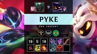 Pyke Support vs Veigar - BR Challenger Patch 25.13