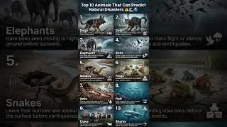 Top 10 Animals That Can Predict Natural Disasters