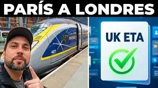 De Paris a Londres EN TREN ✅️todo lo que necesitas saber Eurostar 2025😎👍