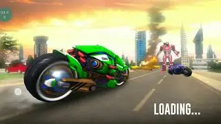 WOW ! Flying US Police Bike Transform Robot Bike Games Gameplay  | GameMade