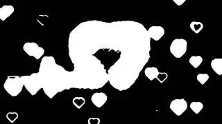 4K EKG Heart of Hearts Black & White Ink Print Copyright Free Stock Footage Free Download