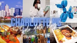 EXPLORING CHARLOTTE, NC | SOLO MUSEUM DATE | MY BIRTHDAY + MORNING ROUTINE | TAKEAG GIVEAWAY VLOG