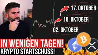 BITTE BEACHTEN: Finaler Countdown f&uuml;r DIESE Altcoins! Bitcoin Q4 Pump oder Crash?