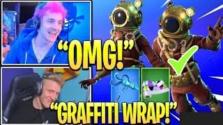 STREAMERS react *NEW* DEEP SEA DESTROYER/DOMINATOR in Fortnite