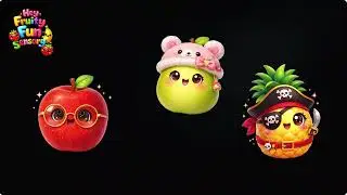 The Happy Fruit Friends 🍓🍌 - FUN FRUITY SENSORY