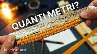 Come CALCOLARE la misura di un bracciale in PARACORD. Tolleranza e metro di paracord! blacksquirrel