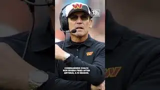 Washington #Commanders head coach Ron Rivera fired after 4-13 season #shorts