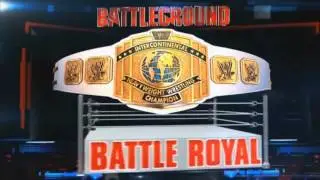 WWE Battleground 2014-Intercontinental Championship Battle Royal Match Card HD