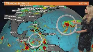 Tropics update: Disturbance in the Caribbean and tracking Tropical Storm Epsilon