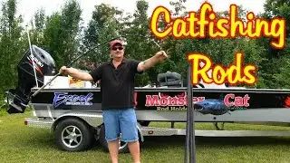 Catfishing Rod un boxing/review. (Tangling with Catfish Rods)