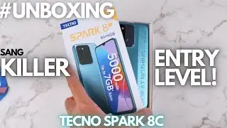 THE KILLER! UNBOXING Tecno Spark 8C Indonesia, Entry-Level Gets Harder! || GADGET UNBOXING #50