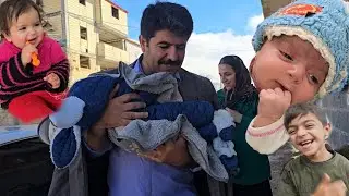 The children's joy at seeing Yalda and Visna. Hamid's family visiting Ali.