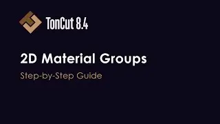 2D Material Groups &ndash; Step-by-Step Guide