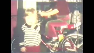 Super8 transfer test to avi - Daz on his new bike