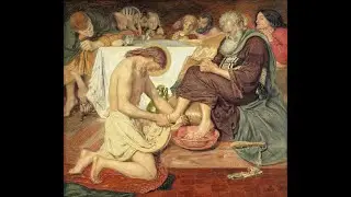Jesus washing Peter's feet