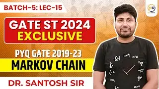 GATE STATISTICS 2025 | PYQ GATE 2019-23 Markov Chain | Mathstats :8810409392 Mathstats@8810409392