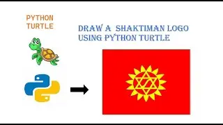 Draw a shaktiman Logo using Python Turtle